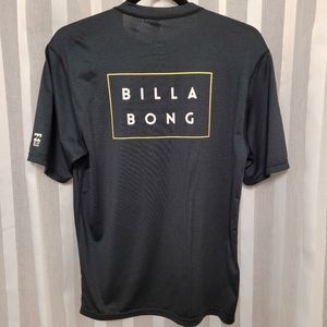 Billabong men's rashguard tshirt small black